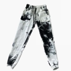 Black and White Tie Dye Joggers Size Small